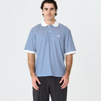 Mornington Polo Blue/White Stripe