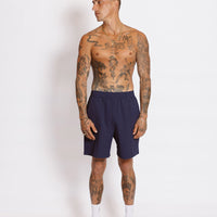 Pin Tuck Golf Short - Navy