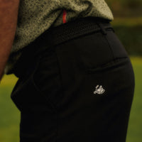 Stanwell Pleated Wide Trouser Black