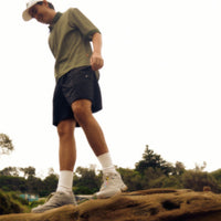 Pin Tuck Golf Short - Black