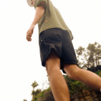 Pin Tuck Golf Short - Black