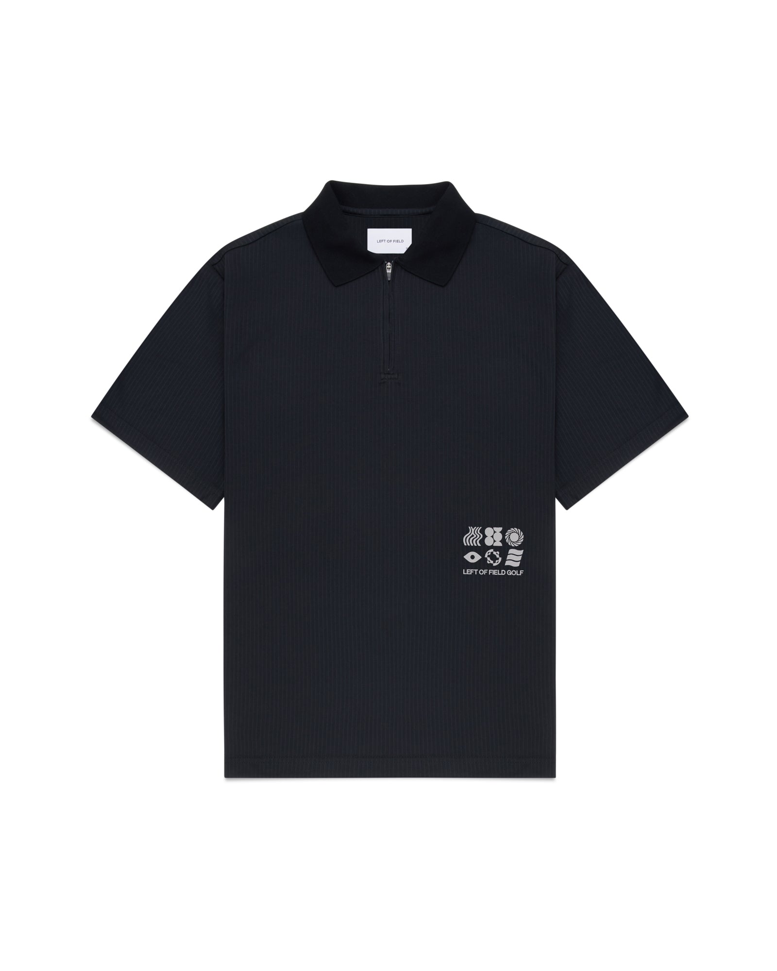 Bass Golf Polo Black | Men's Golf Polo Shirts Australia – Left of