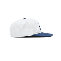 Backwards L Cap - White/Navy