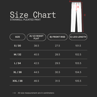 Stanwell Pleated Wide Trouser Black