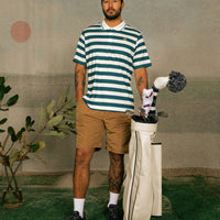 Nielsen Polo Shirt - Teale/White