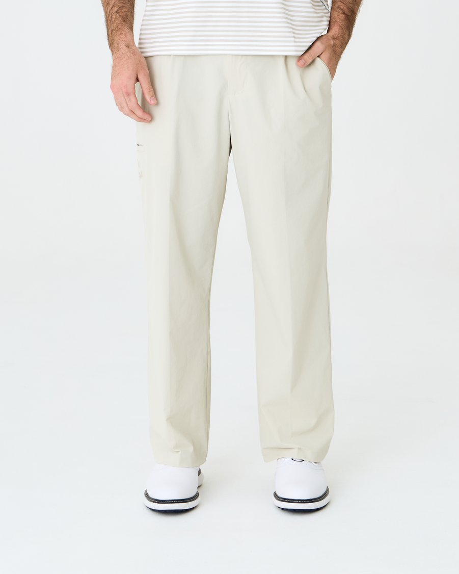 Pleated Lite Pant Beige