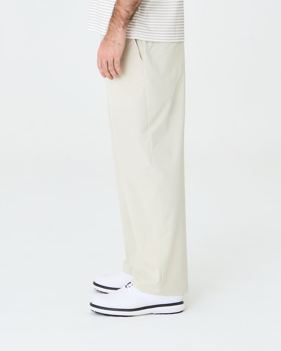 Pleated Lite Pant Beige