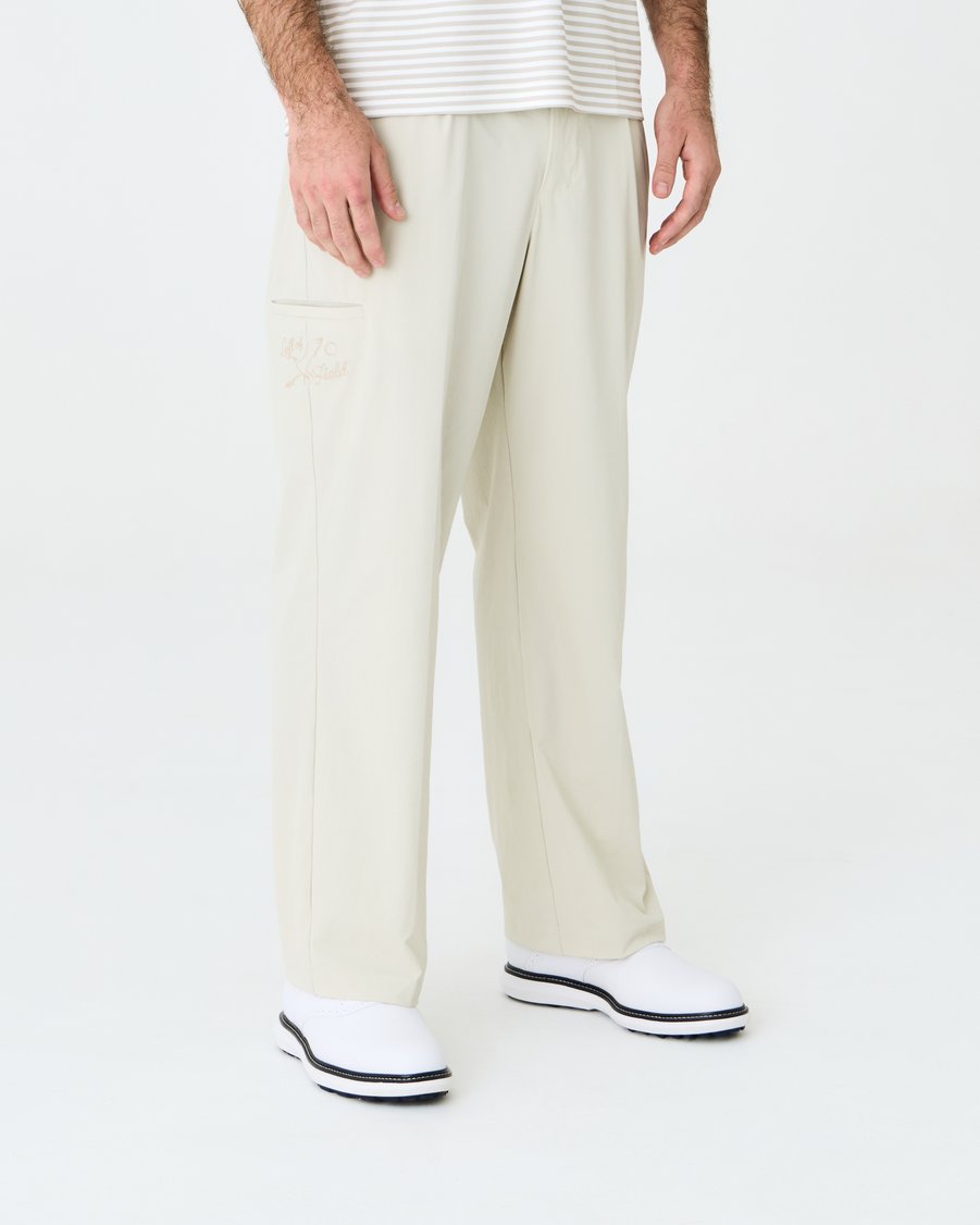 Pleated Lite Pant Beige