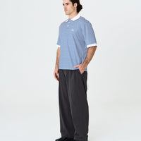 Mornington Polo Blue/White Stripe