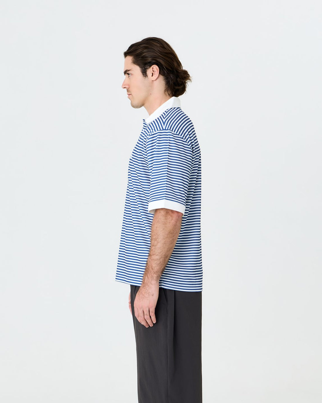 Mornington Polo Blue/White Stripe