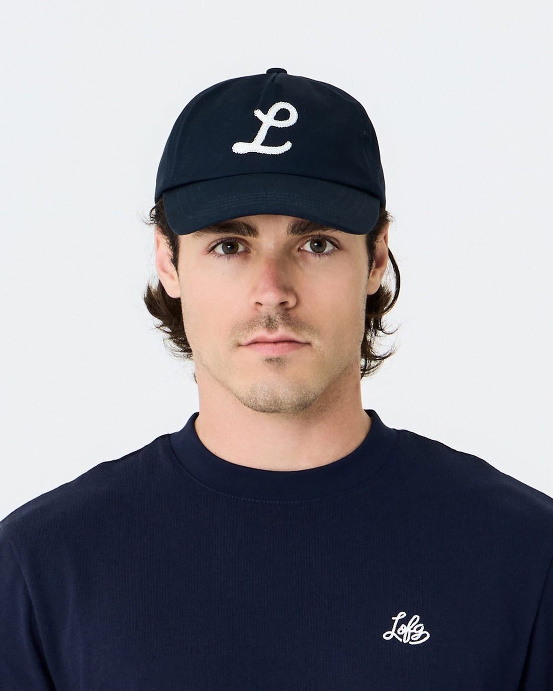 Chainstitch L Cap Navy