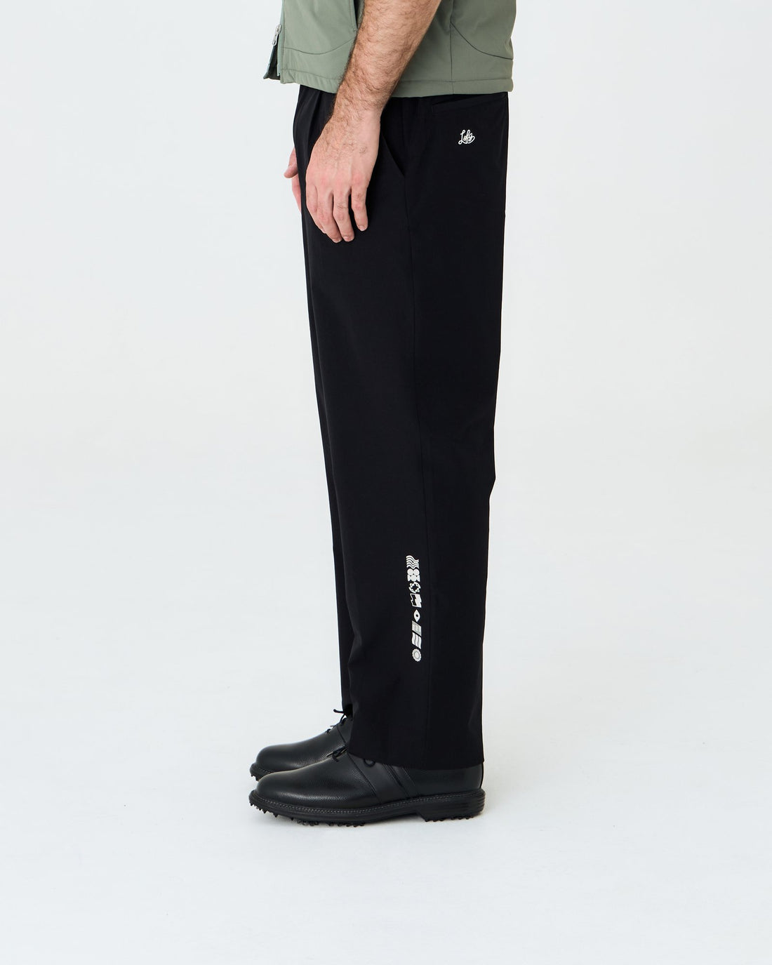 Elements Pleated Wide Leg Tech Trouser