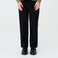 Stanwell Pleated Wide Trouser Black