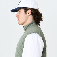 Backwards L Cap - White/Navy