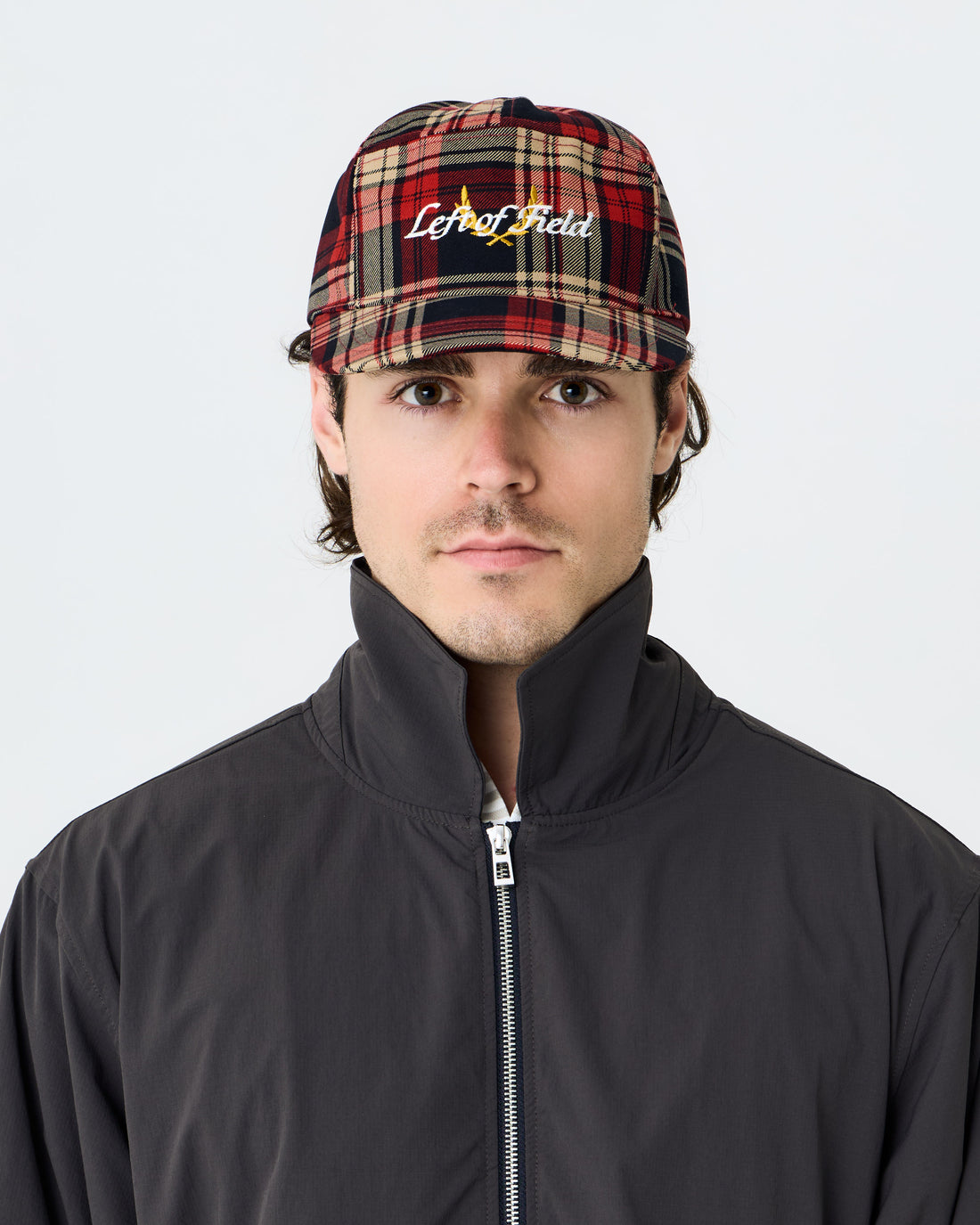 Heritage Plaid Cap Red