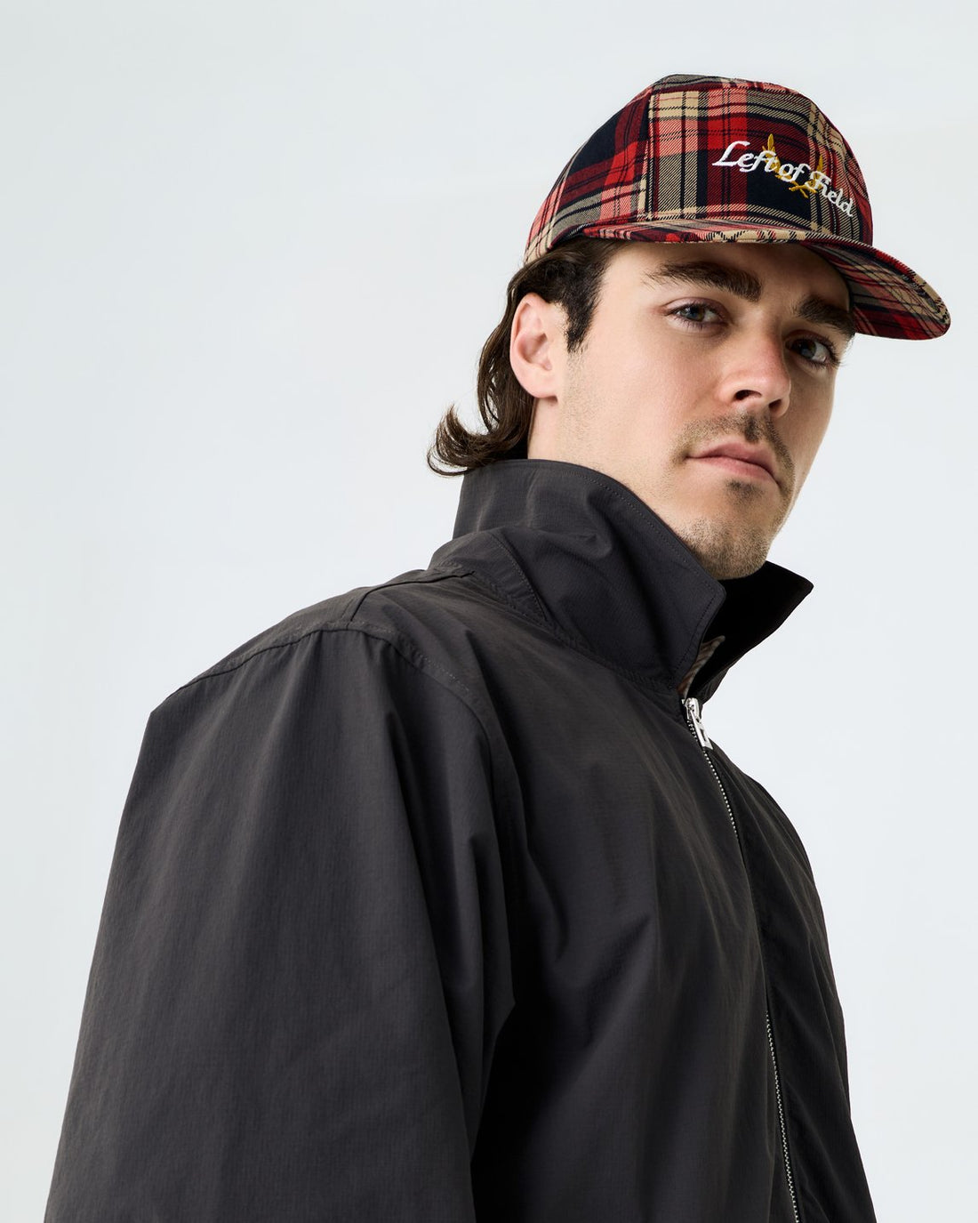 Heritage Plaid Cap Red
