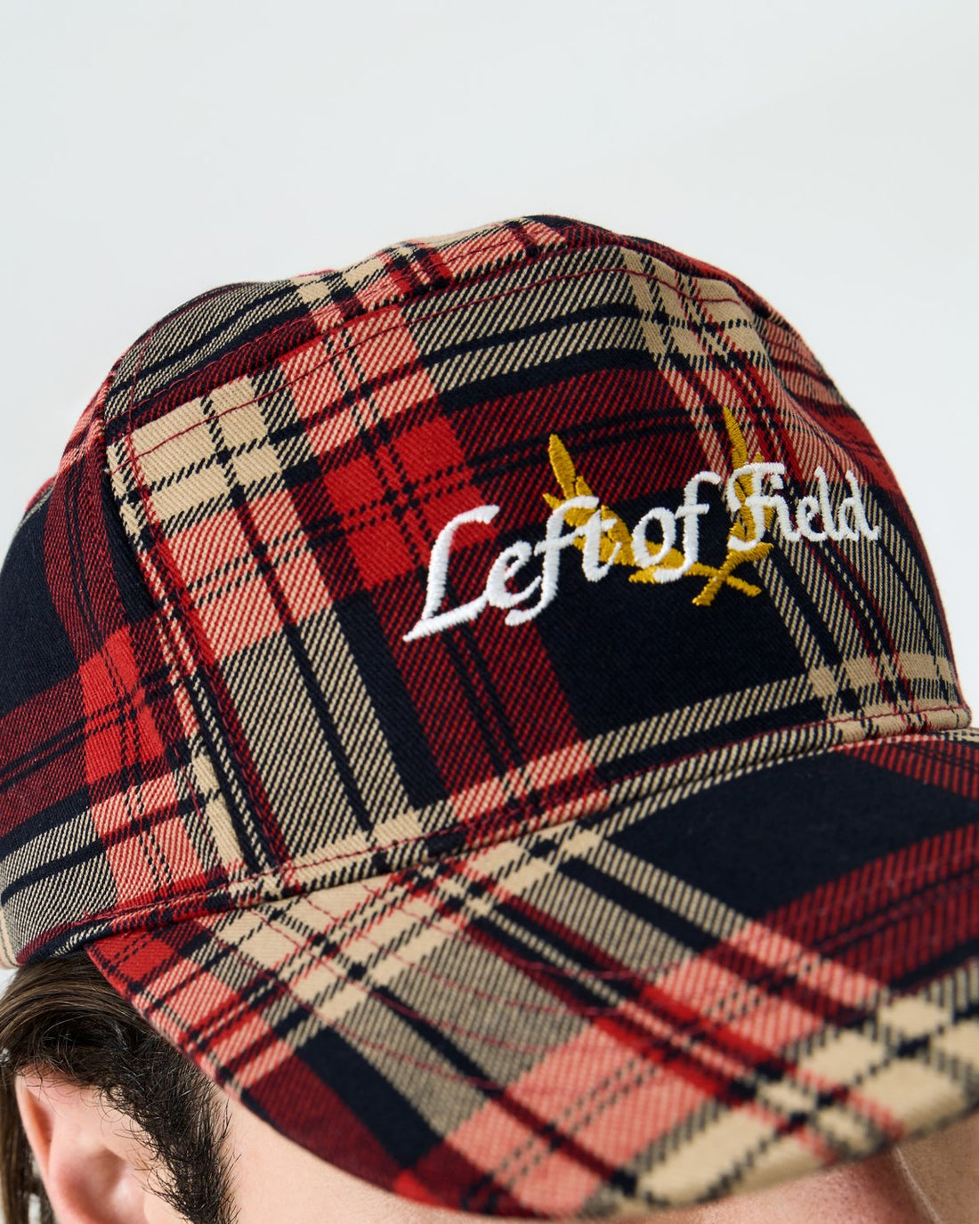 Heritage Plaid Cap Red