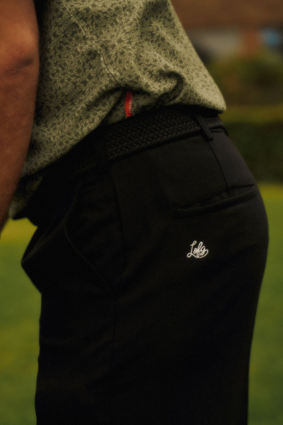 Stanwell Pleated Wide Trouser Black