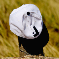 Backwards L Cap - White/Navy