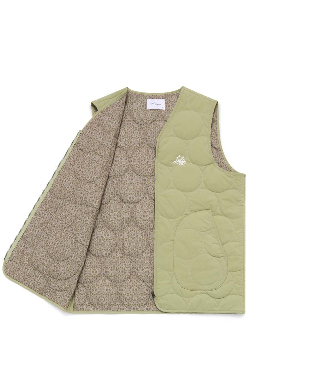 Audley Padded Golf Vest Sage