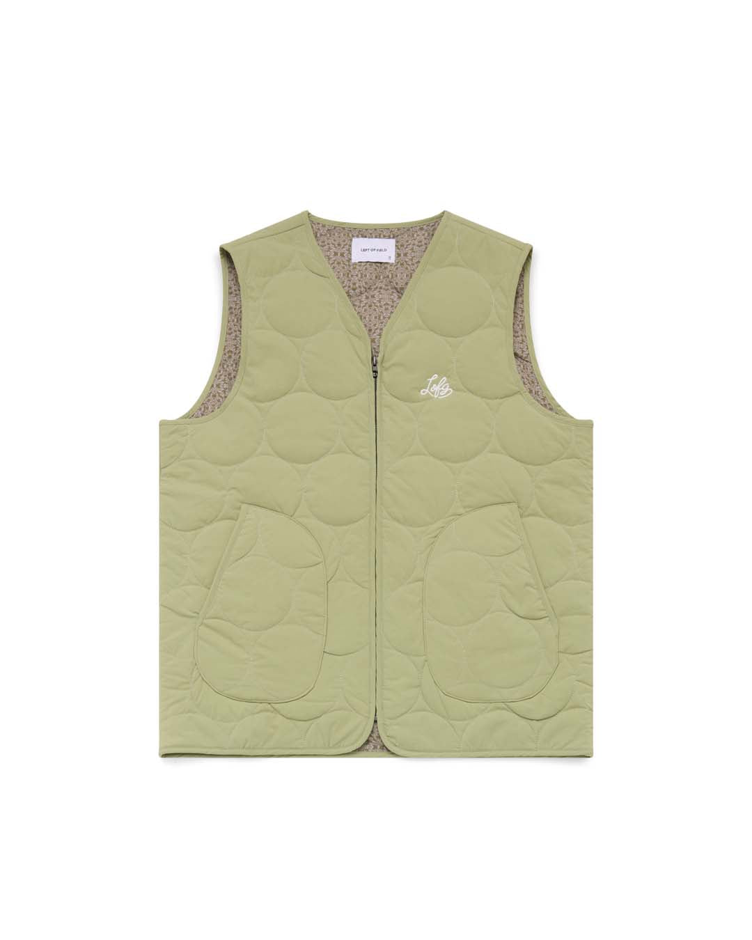 Audley Padded Golf Vest Sage