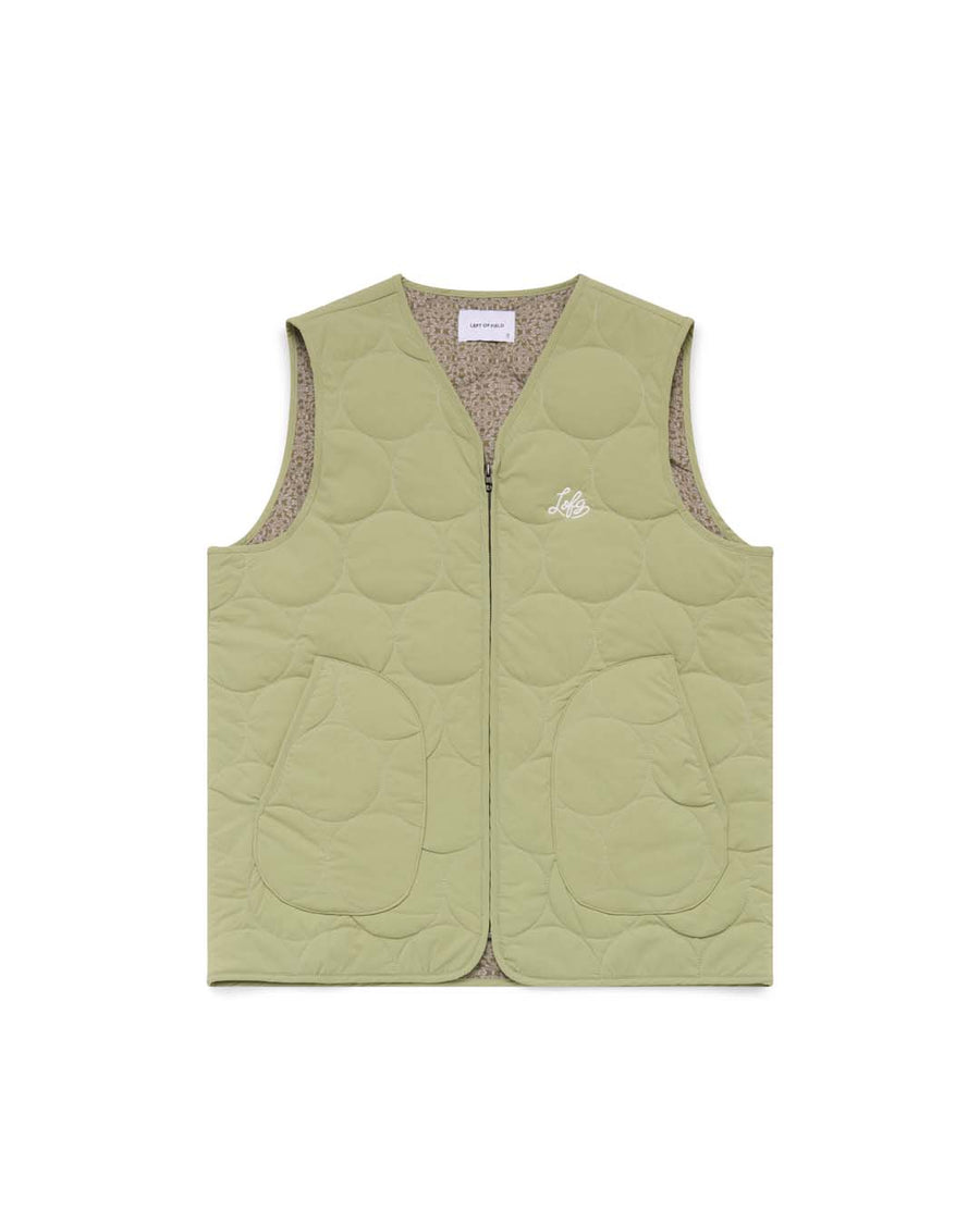 Audley Padded Golf Vest Sage