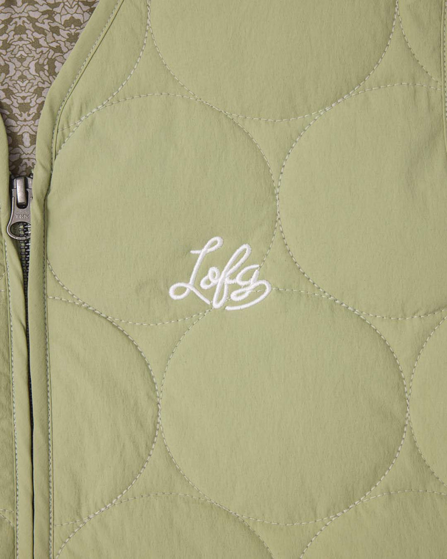 Audley Padded Golf Vest Sage