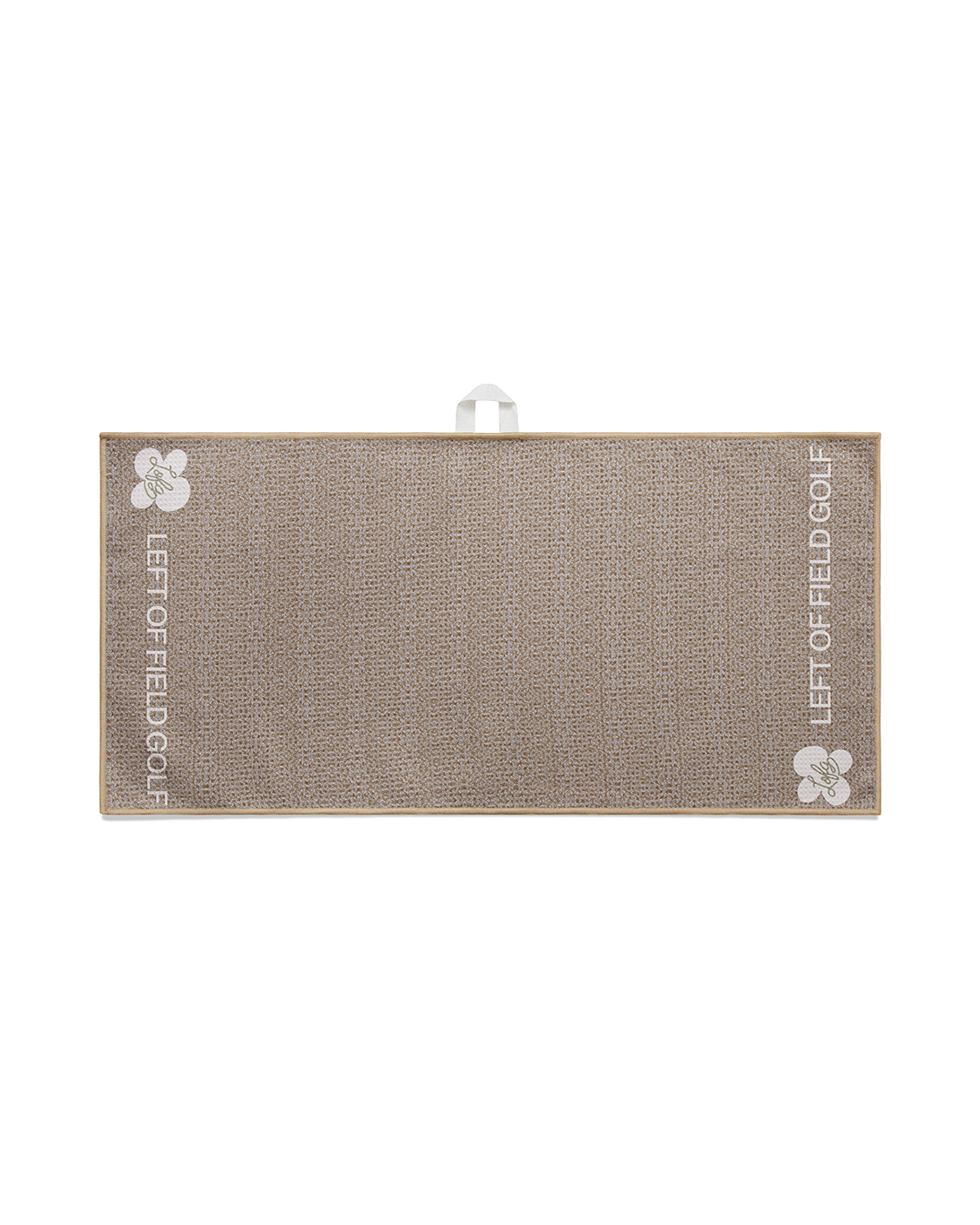 Flower Golf Towel - Brown  | Left of Field Golf