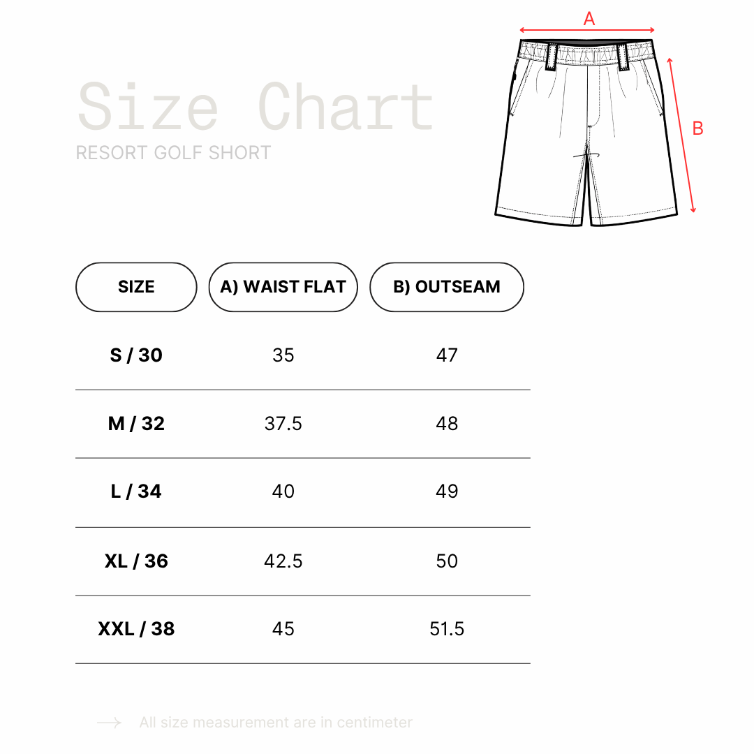 Resort Golf Short Slate